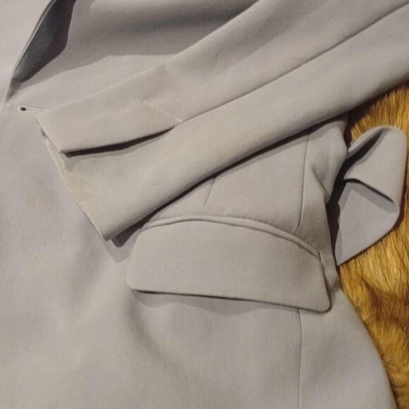 Dynamite Tie-Waist Belted Blazer - Periwinkle Blue - Picture 9 of 10